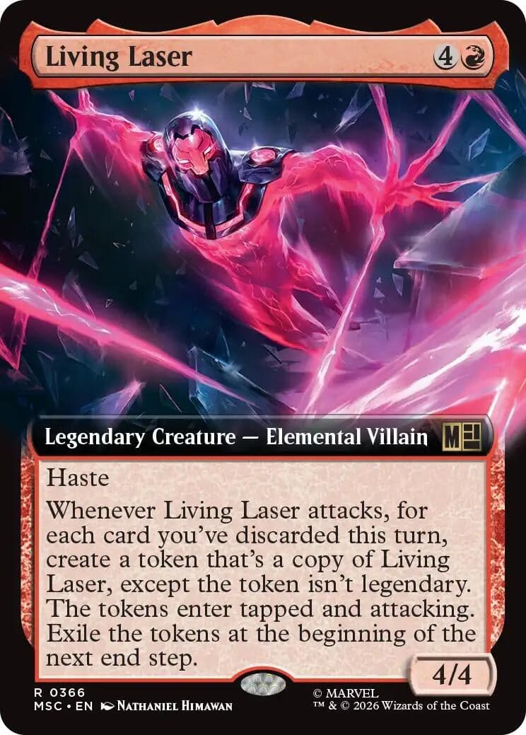Living Laser (Extended Art) (366) (Commander: Marvel Super Heroes) (MSC)