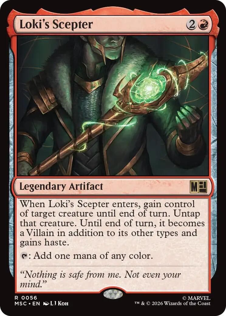 Loki's Scepter (56) (Commander: Marvel Super Heroes) (MSC)