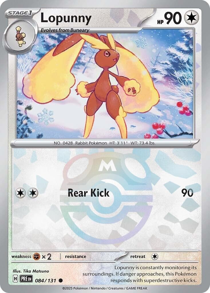 Lopunny (Master Ball Pattern) (084/131) (SV: Prismatic Evolutions)