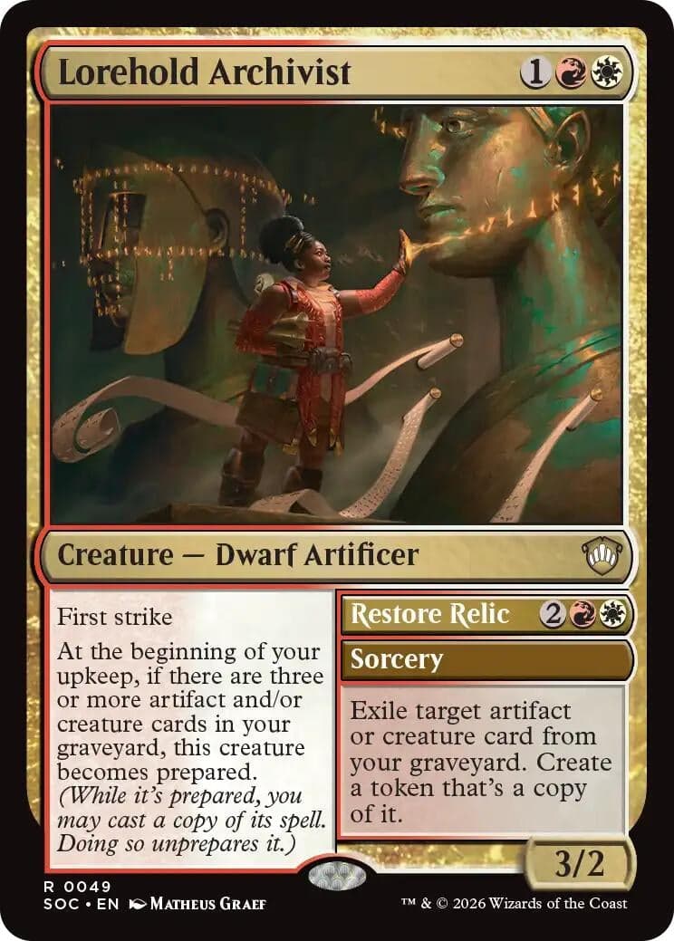 Lorehold Archivist (49) (Commander: Secrets of Strixhaven)