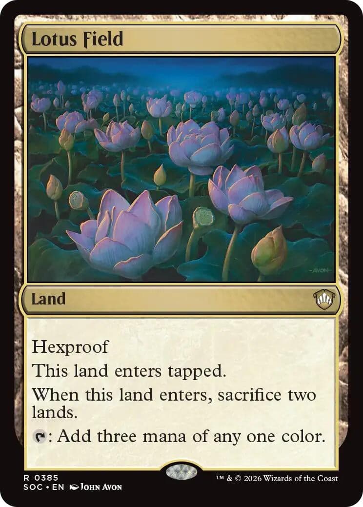 Lotus Field (385) (Commander: Secrets of Strixhaven)