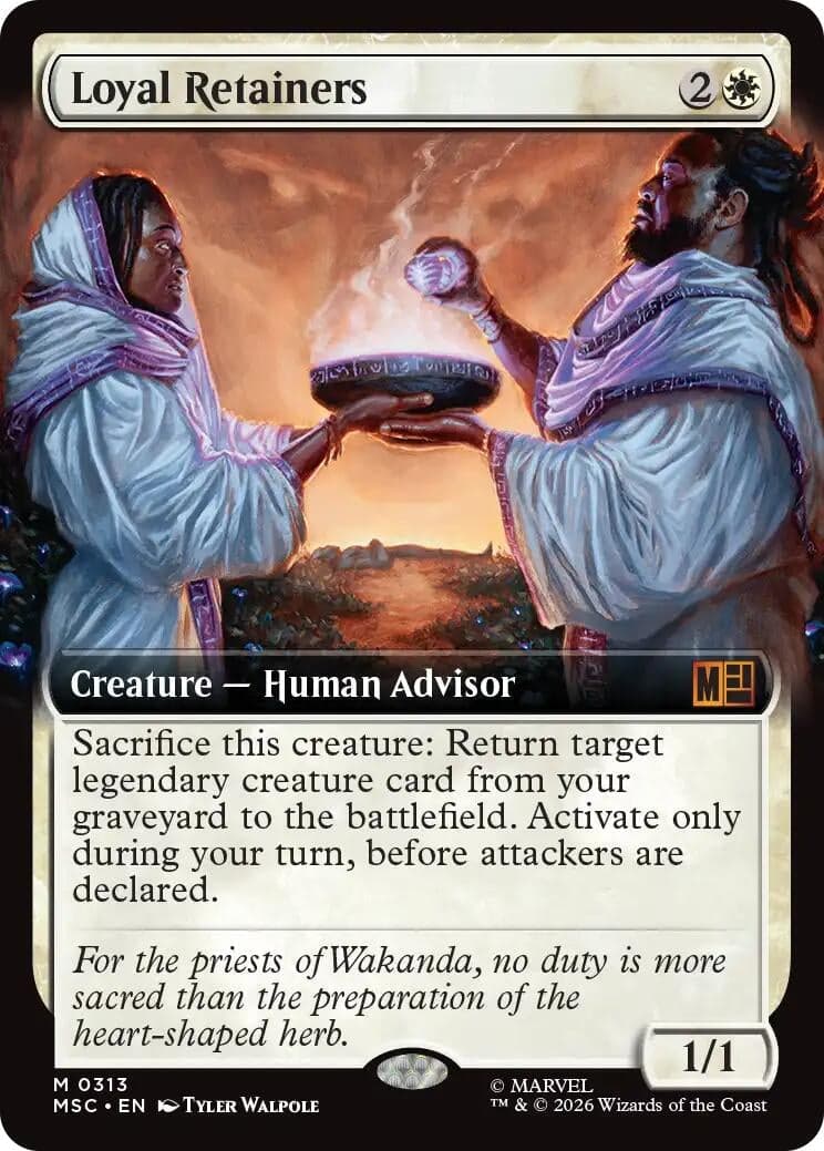 Loyal Retainers (Extended Art) (313) (Commander: Marvel Super Heroes) (MSC)