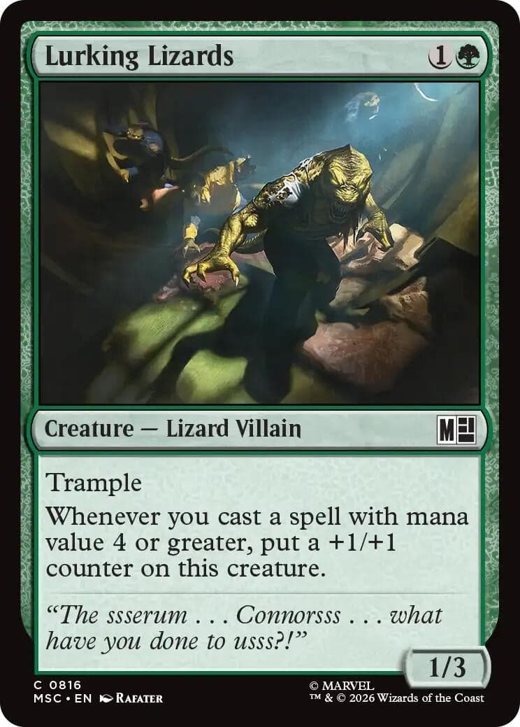 Lurking Lizards (816) (Commander: Marvel Super Heroes) (MSC)