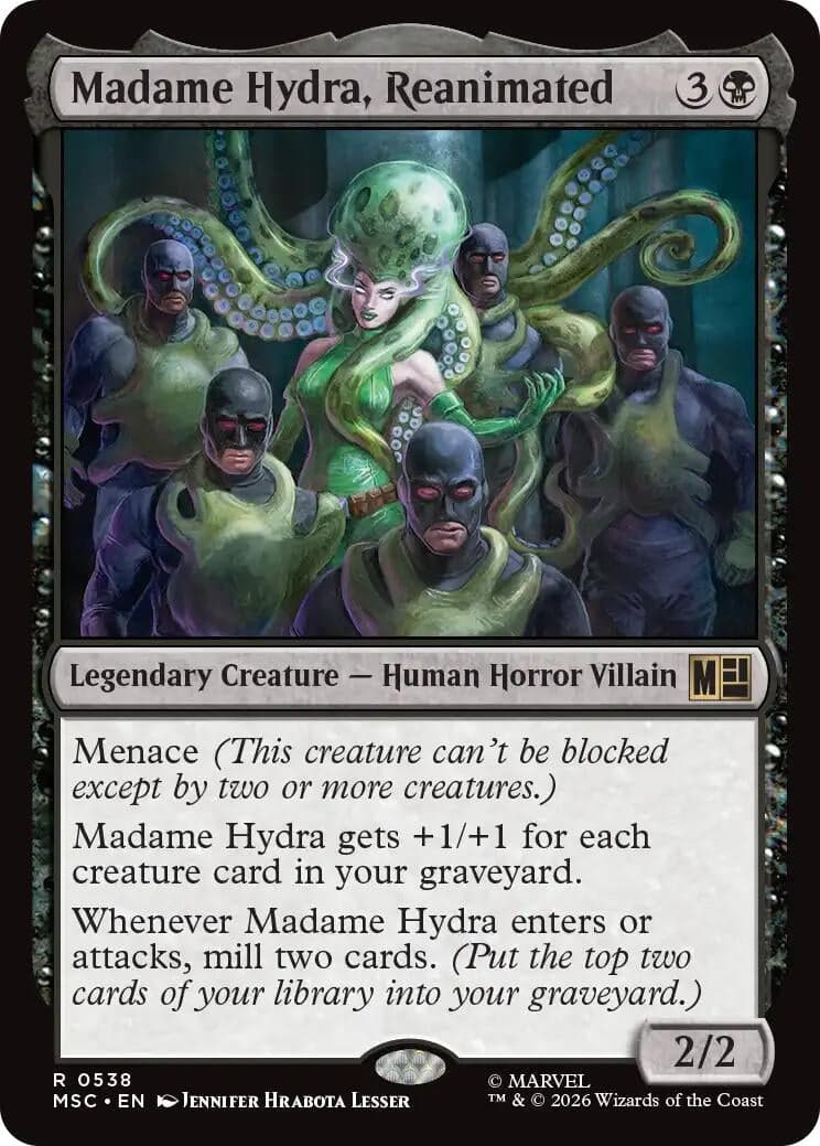 Madame Hydra, Reanimated (538) (Commander: Marvel Super Heroes) (MSC)