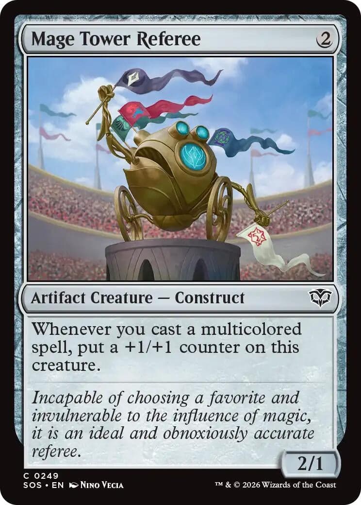 Mage Tower Referee (249) (Foil) (Secrets of Strixhaven)