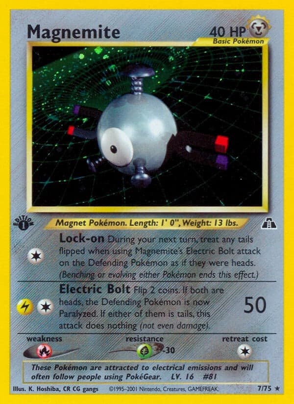 Magnemite (7) (07/75) (Neo Discovery)