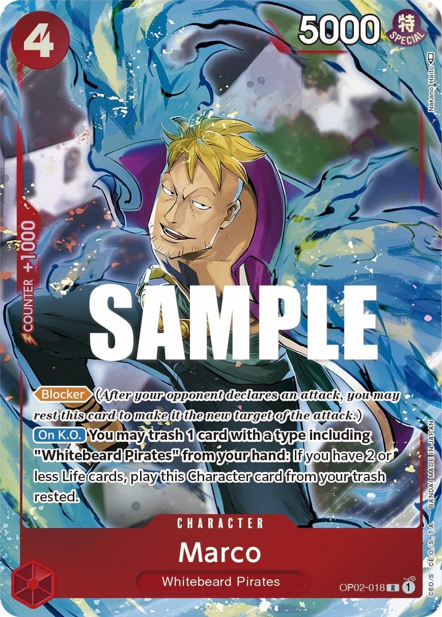 Marco (Alternate Art) (OP02-018) (Foil) (Paramount War)