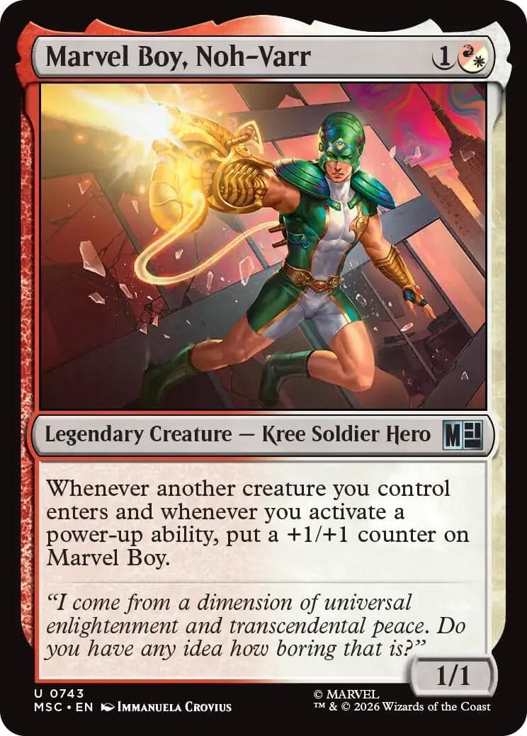Marvel Boy, Noh-Varr (743) (Commander: Marvel Super Heroes) (MSC)