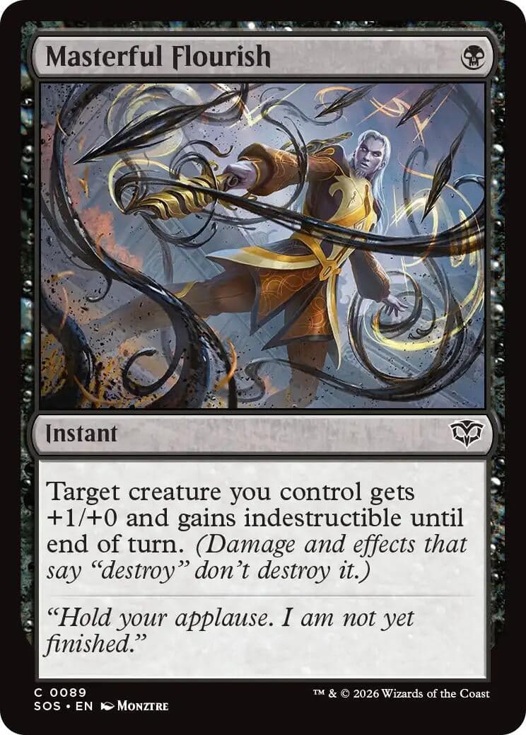 Masterful Flourish (89) (Foil) (Secrets of Strixhaven)