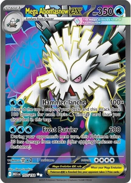 Mega Abomasnow ex (157/132) (ME01: Mega Evolution)